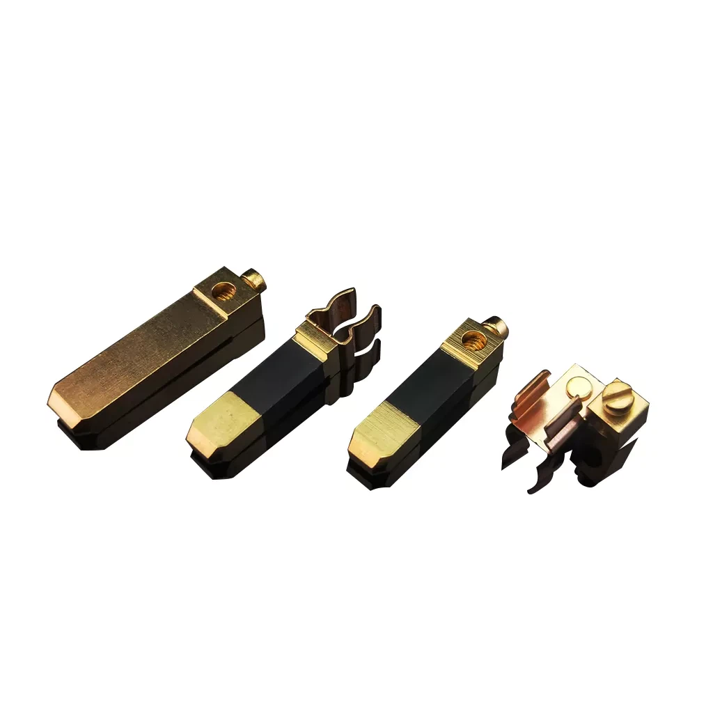 brass stamping socket part plug pin light switch